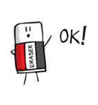 消しゴムくん。（個別スタンプ：2）