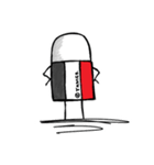 消しゴムくん。（個別スタンプ：16）