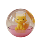 きつねきつねカプセルトイ（個別スタンプ：7）