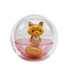 きつねきつねカプセルトイ（個別スタンプ：8）