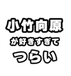 小竹向原好きなあなたへ（個別スタンプ：25）