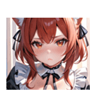 猫耳の赤髪 ＆ 可愛い拗ね顔0（個別スタンプ：16）