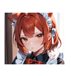 猫耳の赤髪 ＆ 可愛い拗ね顔0（個別スタンプ：26）