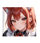 猫耳の赤髪 ＆ 可愛い拗ね顔0（個別スタンプ：31）