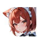 猫耳の赤髪 ＆ 可愛い拗ね顔0（個別スタンプ：35）