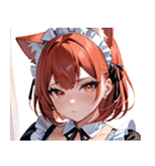 猫耳の赤髪 ＆ 可愛い拗ね顔0（個別スタンプ：36）