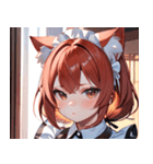 猫耳の赤髪 ＆ 可愛い拗ね顔0（個別スタンプ：39）