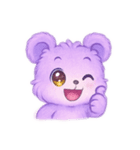 ラベンダーちゃんの表情（個別スタンプ：18）