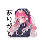 くせつよゴシックガールの日常★（個別スタンプ：3）