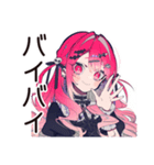 くせつよゴシックガールの日常★（個別スタンプ：8）
