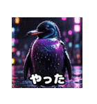 ヤバいペンギンの40リアクション（個別スタンプ：26）