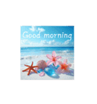 海の英語のスタンプ English.Sea.beautiful（個別スタンプ：1）