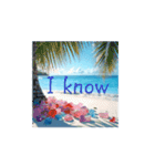 海の英語のスタンプ English.Sea.beautiful（個別スタンプ：5）