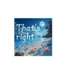 海の英語のスタンプ English.Sea.beautiful（個別スタンプ：8）