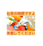 寄り添いアメショ、ピカソ君（個別スタンプ：12）