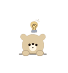 動く かわいい くま（個別スタンプ：4）