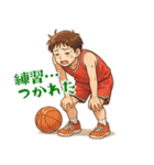 バスケットボール 男子 スポーツ (小)（個別スタンプ：6）