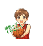 バスケットボール 男子 スポーツ (小)（個別スタンプ：23）
