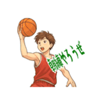 バスケットボール 男子 スポーツ (小)（個別スタンプ：24）
