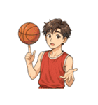 バスケットボール 男子 バスケ スポーツ（個別スタンプ：1）
