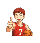 バスケットボール 男子 バスケ スポーツ（個別スタンプ：8）