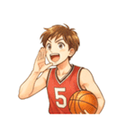 バスケットボール 男子 バスケ スポーツ（個別スタンプ：11）