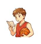 バスケットボール 男子 バスケ スポーツ（個別スタンプ：13）