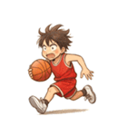 バスケットボール 男子 バスケ スポーツ（個別スタンプ：14）
