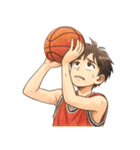 バスケットボール 男子 バスケ スポーツ（個別スタンプ：16）