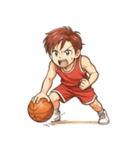 バスケットボール 男子 バスケ スポーツ（個別スタンプ：19）