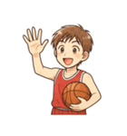 バスケットボール 男子 バスケ スポーツ（個別スタンプ：21）