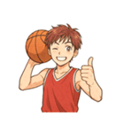 バスケットボール 男子 バスケ スポーツ（個別スタンプ：22）