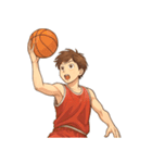 バスケットボール 男子 バスケ スポーツ（個別スタンプ：24）