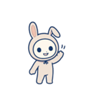[アレンジ用]ウサギ着ぐるみのうさこ（個別スタンプ：7）