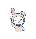 [アレンジ用]ウサギ着ぐるみのうさこ（個別スタンプ：11）