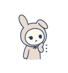 [アレンジ用]ウサギ着ぐるみのうさこ（個別スタンプ：12）