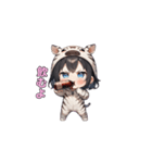 シマシマしまうまガール（個別スタンプ：15）