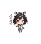 シマシマしまうまガール（個別スタンプ：17）