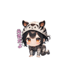 シマシマしまうまガール（個別スタンプ：30）