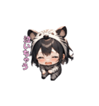 シマシマしまうまガール（個別スタンプ：40）