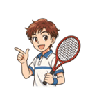 テニス 男子 部活 スポーツ（個別スタンプ：5）