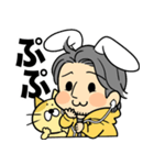 ひろゆきさん＆ねこちゃんコラボスタンプ（個別スタンプ：19）