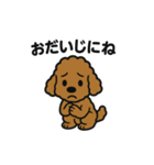ラブのトイプードル（個別スタンプ：11）