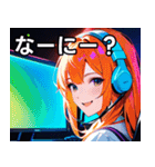 ゲーミング女子1（個別スタンプ：4）