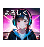 ゲーミング女子1（個別スタンプ：21）