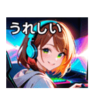 ゲーミング女子1（個別スタンプ：37）