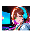 ゲーマー女子0（個別スタンプ：1）