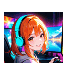ゲーマー女子0（個別スタンプ：5）