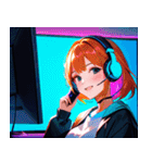 ゲーマー女子0（個別スタンプ：6）