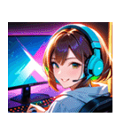 ゲーマー女子0（個別スタンプ：8）
